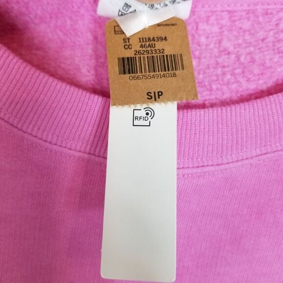 Victorias Secret PINK Women GRAPHIC Oversized TIE DYE Varsity Sweatshirt Sz S - Picture 5 of 5